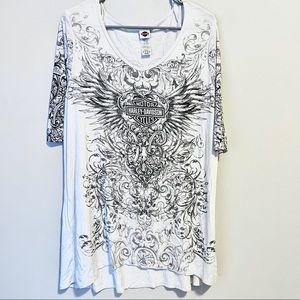 SOLD  Harley-Davidson Plus Size Burn Out Bling